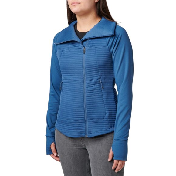 5.11 Tactical Jackets & Blazers - 5.11 Crystal Hybrid Full Zip Jacket - Ensign Blue - M